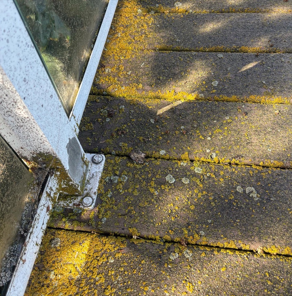 Pressure Washing job before Allen's Property Services started.